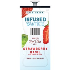 Lavazza LAV 48053 Flavia Strawberry Basil Infused Water - 100  Carton