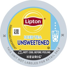 Keurig GMT 0543 Liptonreg; Unsweetned Iced Black Tea K-cup - 24  Box