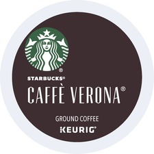 Starbucks SBK 12434951 Starbucks K-cup Caffe Verona Coffee - Dark - 24