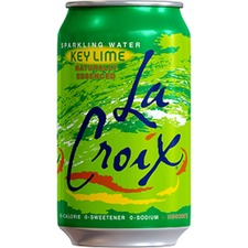 National LCX 40108 Lacroix Key Lime Flavored Sparkling Water - Ready-t