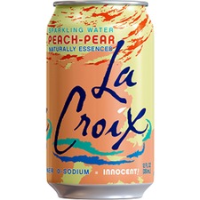 National LCX 40102 Lacroix Peach-pear Flavored Sparkling Water - Ready