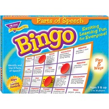 Trend TEP T6134 Trend Parts Of Speech Bingo Game - Educational - 2 To 