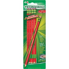 Dixon DIX X13941 Ticonderoga Erasable Cheking Pencils - Carmine Red Le