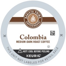 Keurig GMT 6613 Barista Prima Coffeehousereg; K-cup Colombia Coffee - 