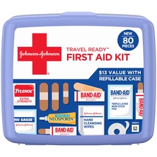 Johnson JOJ 202068 Johnson Amp; Johnson Portable First Aid Kit - 80 X 