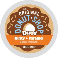 Keurig GMT 7476 The Donut Shopreg; K-cup Duos Nutty + Caramel Coffee -