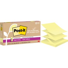 3m MMM R330R6SSCY Paper,canary,6pk,yl