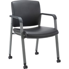 Norstar LLR 30951 Lorell Healthcare Guest Chair With Casters - Vinyl S