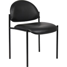 Norstar BOP B9505CS Boss Diamond Stacking Chair - Black - Fabric