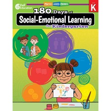 Shell SHL 126956 180 Days Of Social-emotional Learning For Kindergarte