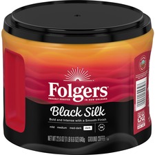 J.m. FOL 30439CT Folgersreg; Ground Black Silk Dark Ground Coffee - 6 