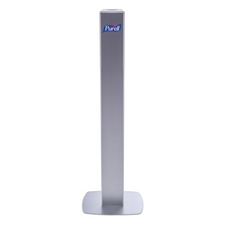 Gojo GOJ 7308DSSLV Purellreg; Messenger Es8 Silver Panel Floor Stand W