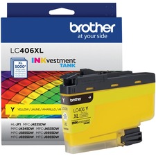 Original Brother LC406XLYS Inkvestment Lc406xly High Yield Inkjet Ink 