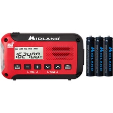 Midland MRO ER10VP E+ready Compact Emergency Alert Amfm Weather Radio 