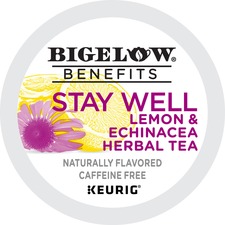 Bigelow GMT 2025 Bigelow Stay Well Lemon Amp; Echinacea Herbal Tea K-c