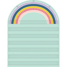 Teacher TCR 20100 Oh Happy Day Rainbow 7 Pocket Chart - Skill Learning