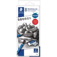 Staedtler STD 61100C603 Staedtler Mars Lumograph Graphite Pencil Set -