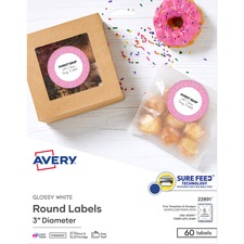 Avery AVE 22891 Averyreg; Sure Feed Easy Peel Glossy Labels - 3