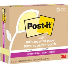 3m MMM 655R12SSCY Paper,canary,3x5,12pk,yl