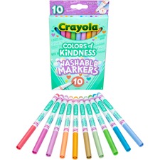 Crayola CYO 587807 Colors Of Kindness Markers - Fine Marker Point - Mu