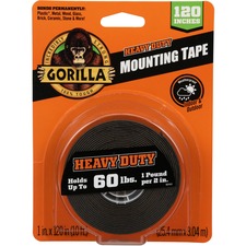 Gorilla GOR 102441 Gorilla Heavy Duty Mounting Tape - 10 Ft Length X 1