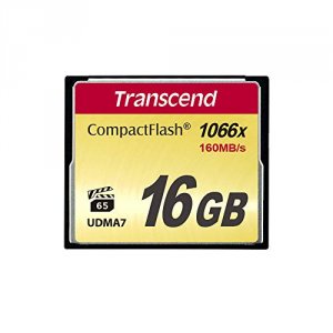 Transcend TS16GCF1000 16gb Cf Card (1000x, Type I )