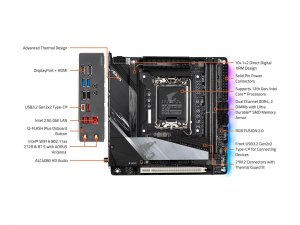 Gigabyte Z690IAULTRALITED4 Z690i Aorus Ultra Lite Ddr4 (rev. 1.0) - 1.