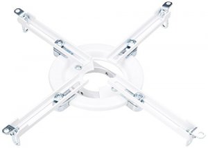 Peerless PRGS-UNV-W Projector Mount - White - Independent Roll, Pitch 