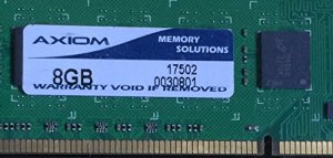 Axiom AXG23993242/1 8gb Ddr3-1600 Udimm Taa Compliant