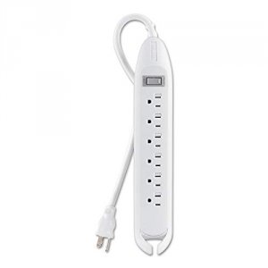 Belkin F9D160-12 6-outlet Sliding Cover Power Strip - 3-prong - 6 - 12