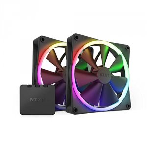 Nzxt RF-R14DF-B1 Fan Rf-r14df-b1 F140 Rgb 2x140mm Fan Amp; Controller 