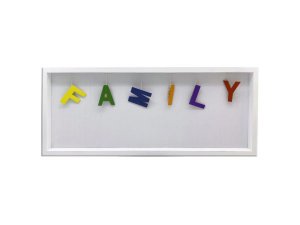 Bulk AA048 Family Hanging Letters Picture Holder Wall Decor