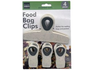 Bulk GE795 4 Pack Multi-size Food Bag Clips