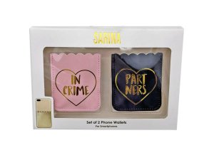 Bulk DA386 Sarina Partner In Crime Adhesive Phone Wallet Set