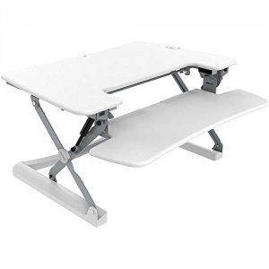 Loctek LXR36W 36in Sit-stand Riser White