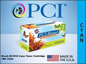 Pci 841816-PCI Ricoh 841816 Cyan Toner Cartridge - High Yield