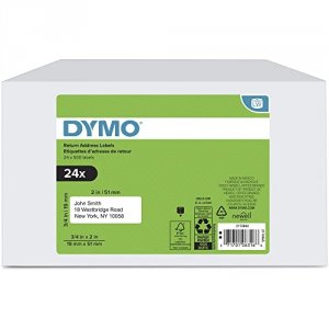 Dymo 2173843 Dy Lw 34x2in Re Adr Lbl 500ct 24pk(30330)