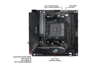 Asus ROG STRIX B550-I GAMING Mb Rog Strix B550-i Gaming B550 Amd Ryzen