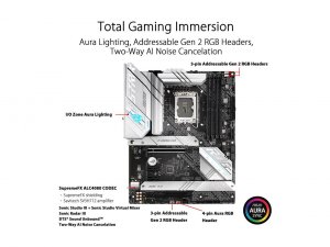 Asus ROGSTRIXB660AGMNGIF4 Rog Strix B660-a Gaming Wifi D4 Lga1700 Inte