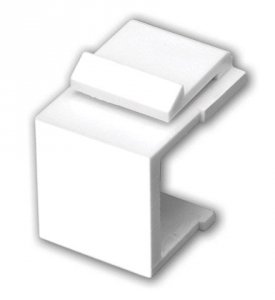 Vanco 0002-0446 Vanco Blank Keystone Inserts – White 5-pack For Cust