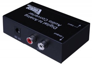 Vanco 0002-0269 Digital To Analog Audio Converter With Switchable Inpu