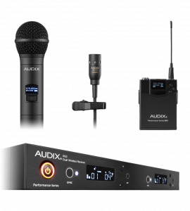 Audix 0073-0070 Dual Channel Wireless With H60om2 Hh Mic And Bodypack 