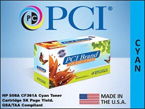 Pci CF361A-PCI Brand Alternative Hp Cf361a 508a Cyan Toner Cartridge 5