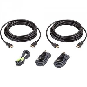 Aten 2L7D03UHX5 10ft. Dual Display Hdmi Secure Kvm Cable Kit