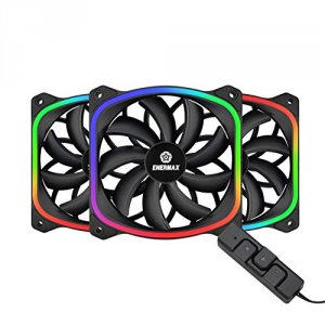 Enermax UCSQARGB12P-BP3 Squa Rgb 120mm Pc Case Fan With Low-noise Desi