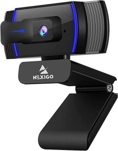 Nexigo B08931JJLV N930af Webcam With Microphone For Desktop, Autofocus