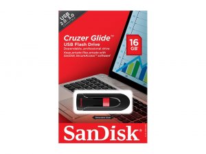 Sandisk SDCZ60-016G-B35 Cruzer Glide Usb Flash Drive, 16gb, Sdcz60-016