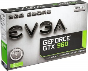 Evga 02G-P4-2961-KR Video Card 02g-p4-2961-kr 2961 Gtx 960 2gb Ddr5 12