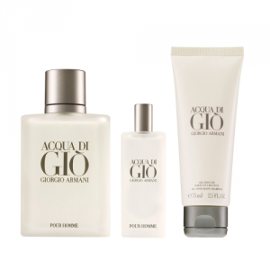 Loreal GALE1246 Giorgio Armani Aqua Di Gio 3 Pcs Set For Men: 3.4 Eau 