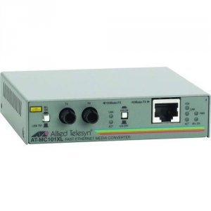 Allied AT-MC101XL-90 100tx(rj-45)to100fx(st)fastethernetmedi